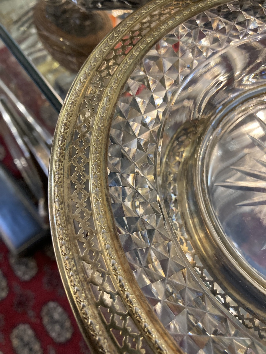 Paire de presentoirs à gateaux Vermeil -photo-2