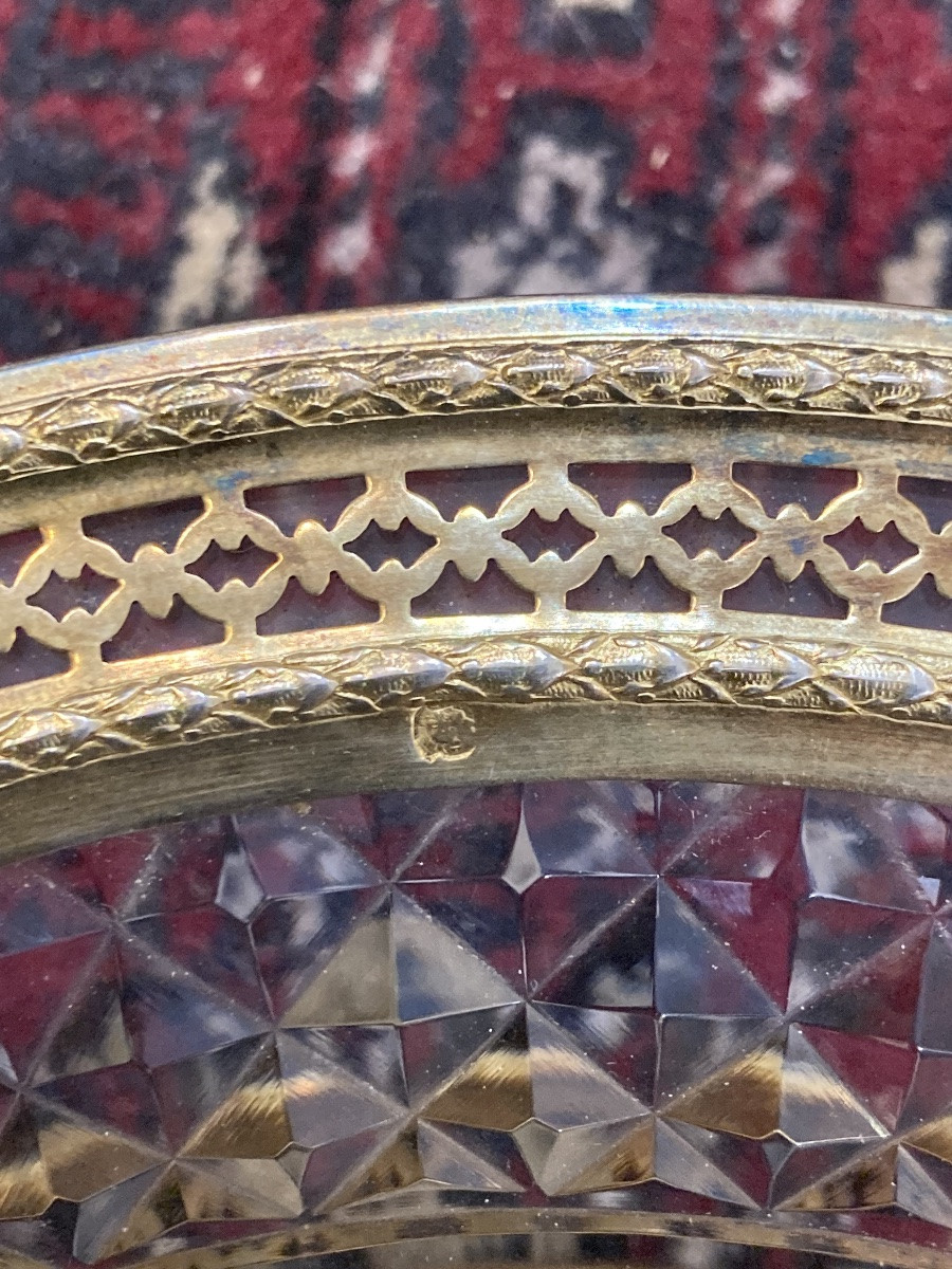 Paire de presentoirs à gateaux Vermeil -photo-6