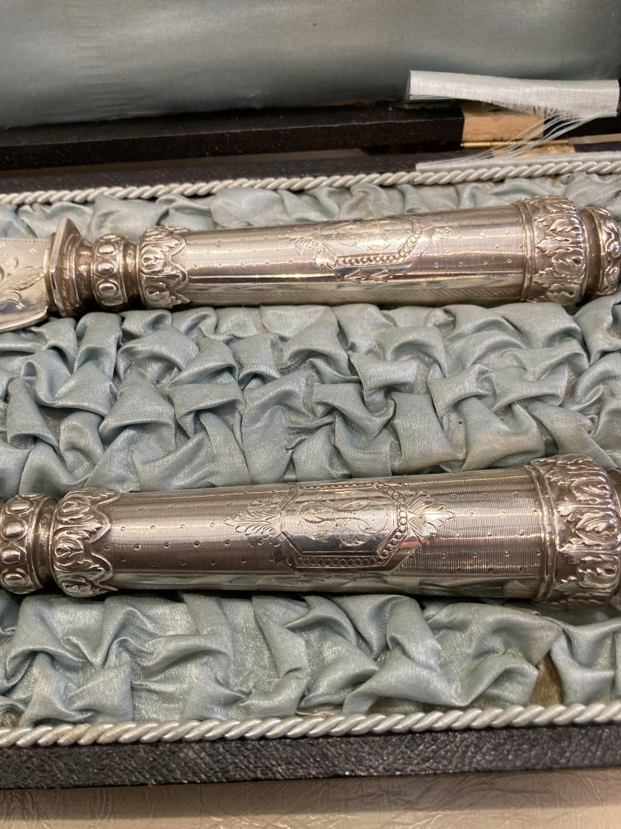 Fish Service, Napoleon III Silver, Minerva-photo-2