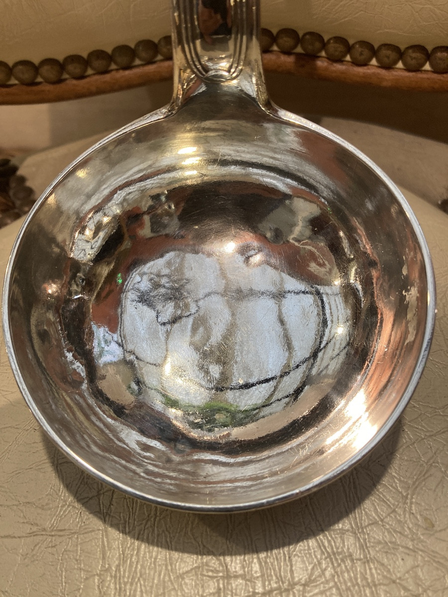 Louche argent massif Pionçons 18 e. Fermiers généraux -photo-2