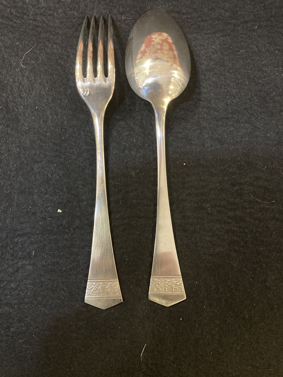 Couverts enfant argent massif Minerve 1 e titre-photo-2