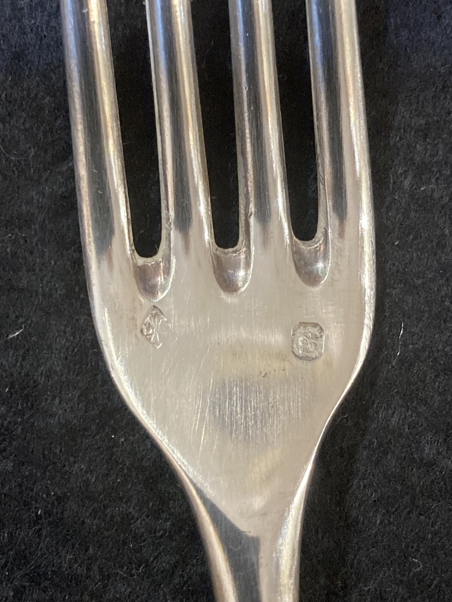 Couverts enfant argent massif Minerve 1 e titre-photo-4