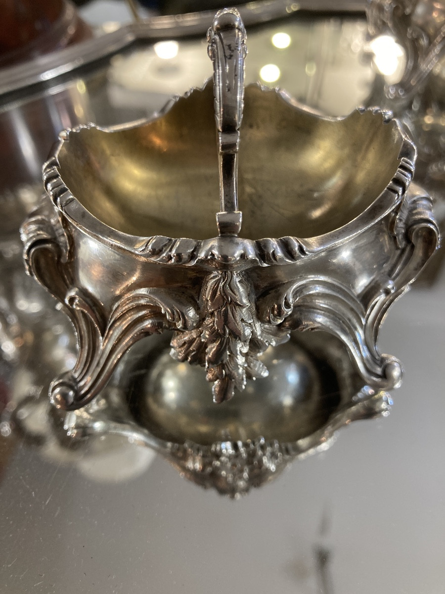 Salières de table argent Minerve signés Boin Taburet -photo-1