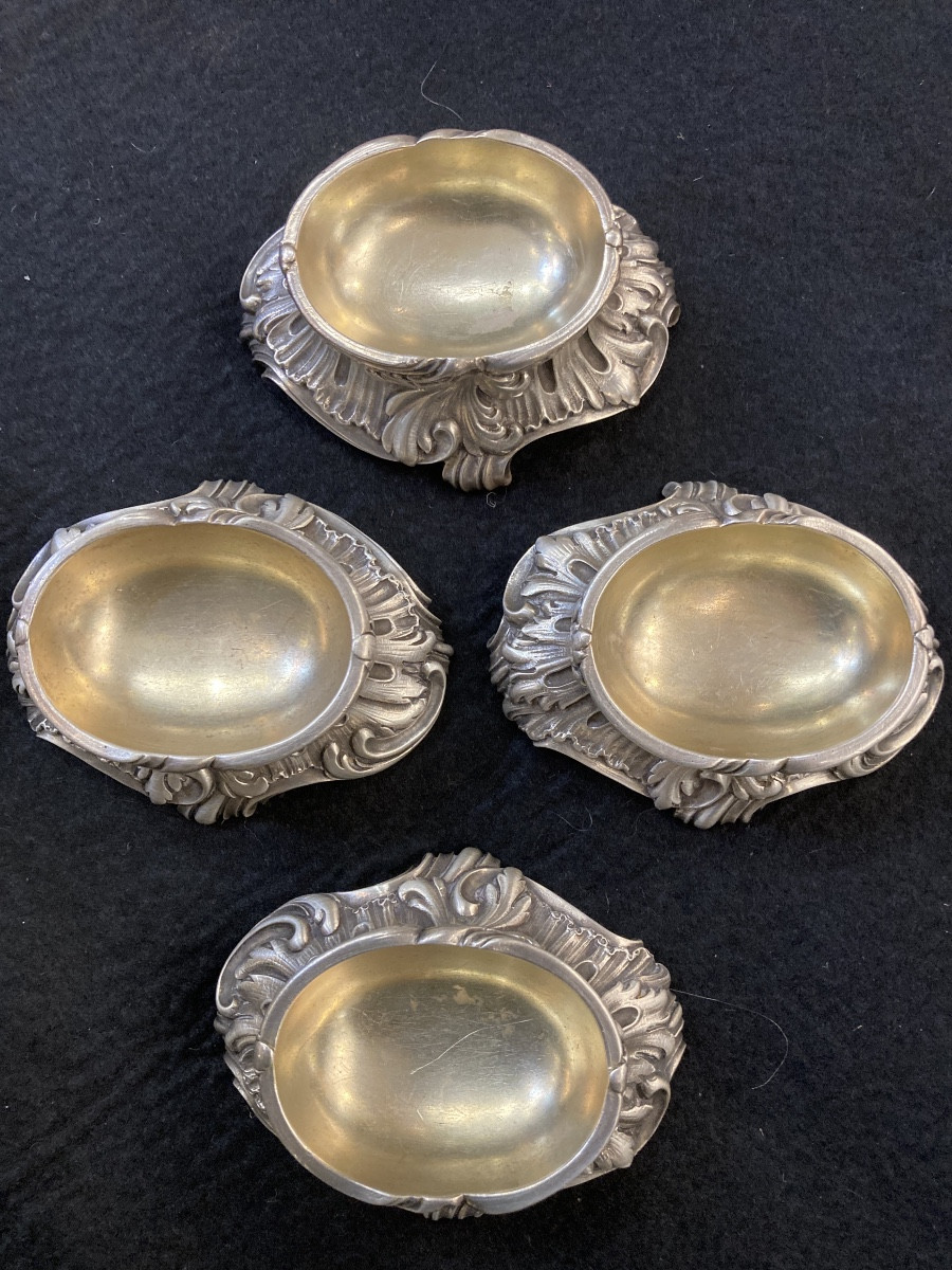 Salières de table argent Minerve signés Boin Taburet -photo-6