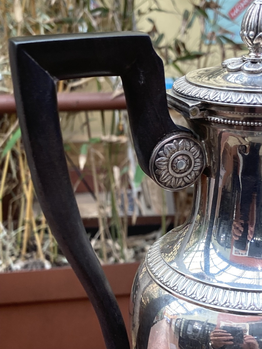 Cafetière vieillard argent massif -photo-1