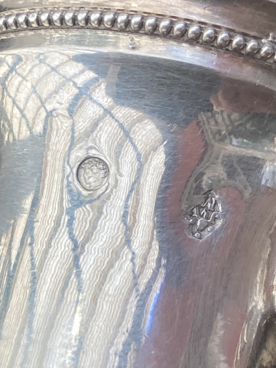 Cafetière vieillard argent massif -photo-2