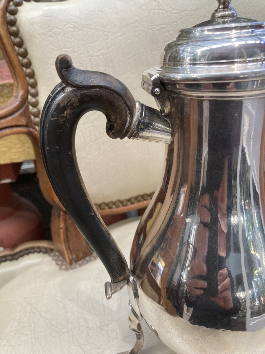 Cafetière 18 e argent Massif-photo-3
