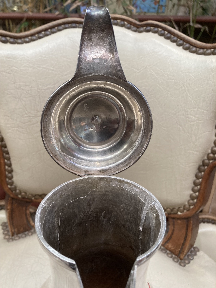 Cafetière 18 e argent Massif-photo-4