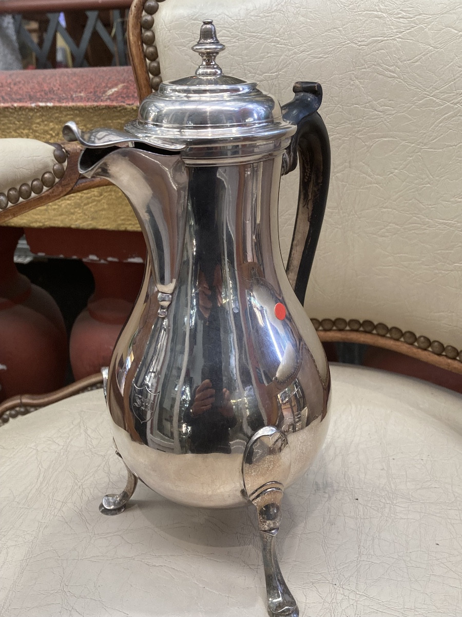 Cafetière 18 e argent Massif-photo-4