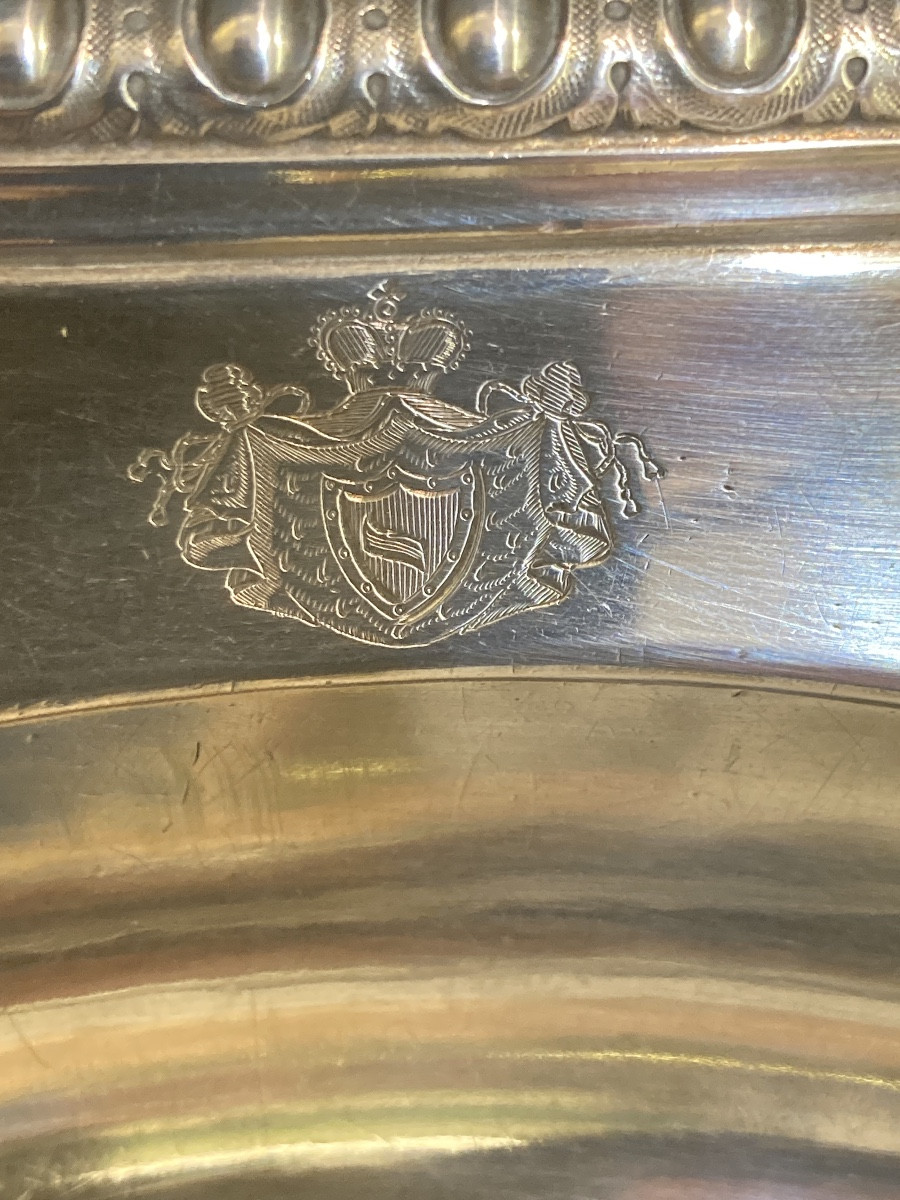 Plat creux  ODIOT argent minerve 1 e titre-photo-2