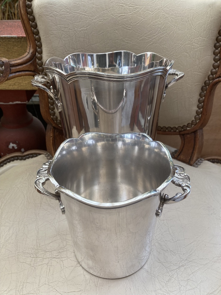 Metal Champagne And Ice Buckets-photo-2