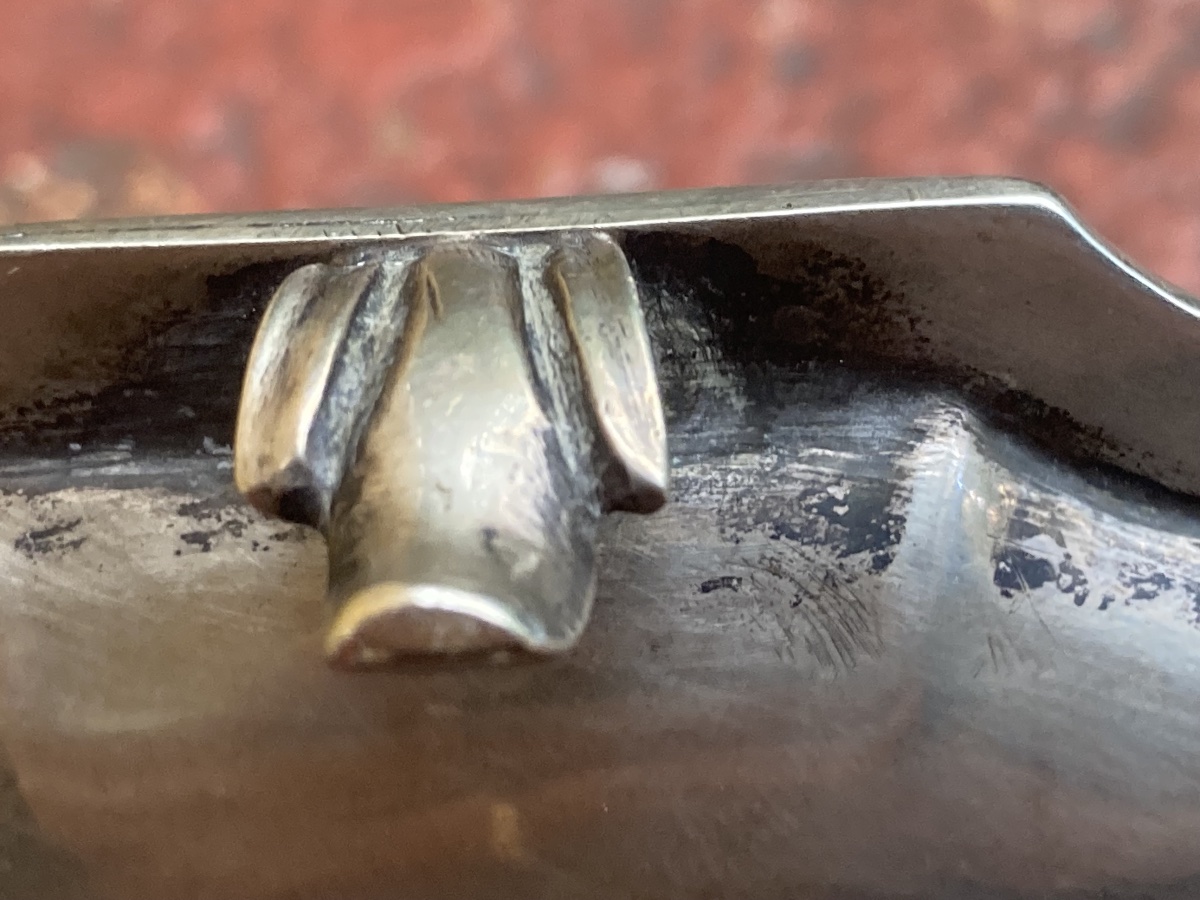 Porte bougie style 18  argent massif -photo-1
