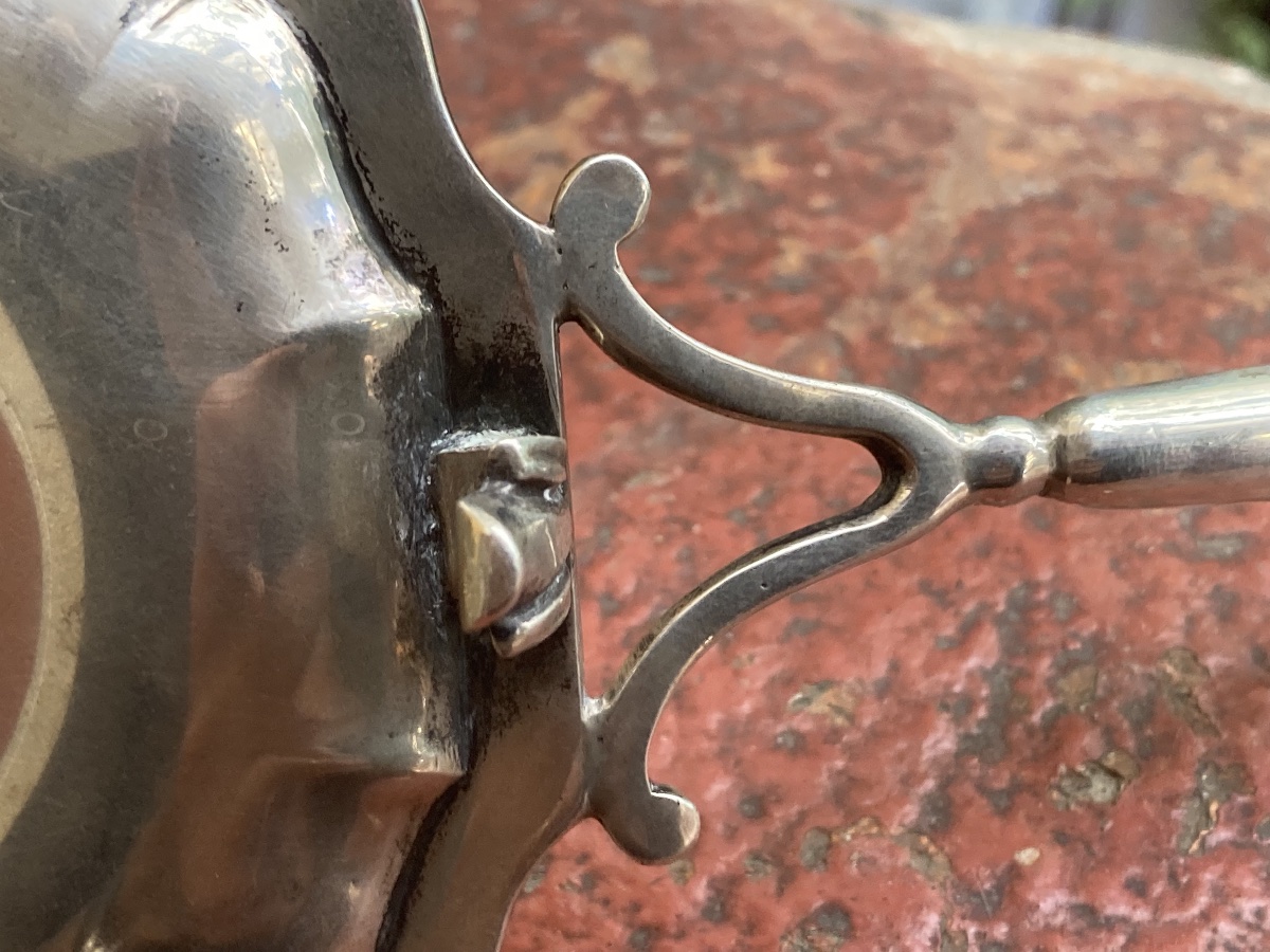 Porte bougie style 18  argent massif -photo-4