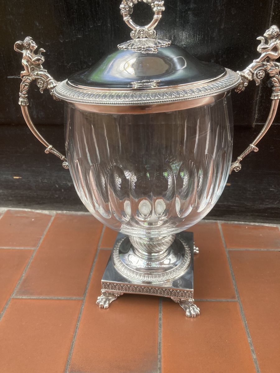 Crystal And Silver Candy Dish From The Restoration Period -photo-4