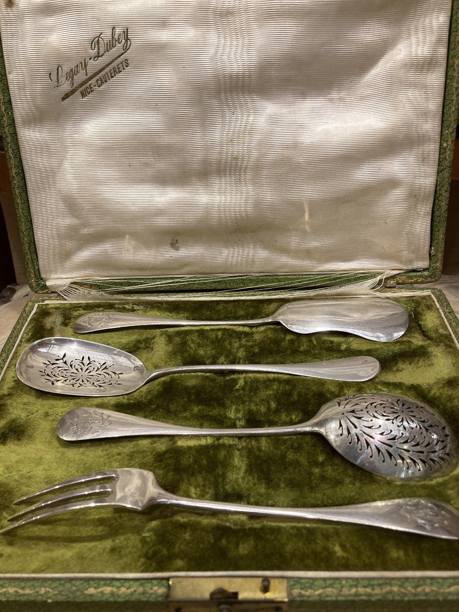 Minerve Silver Appetizer Set 