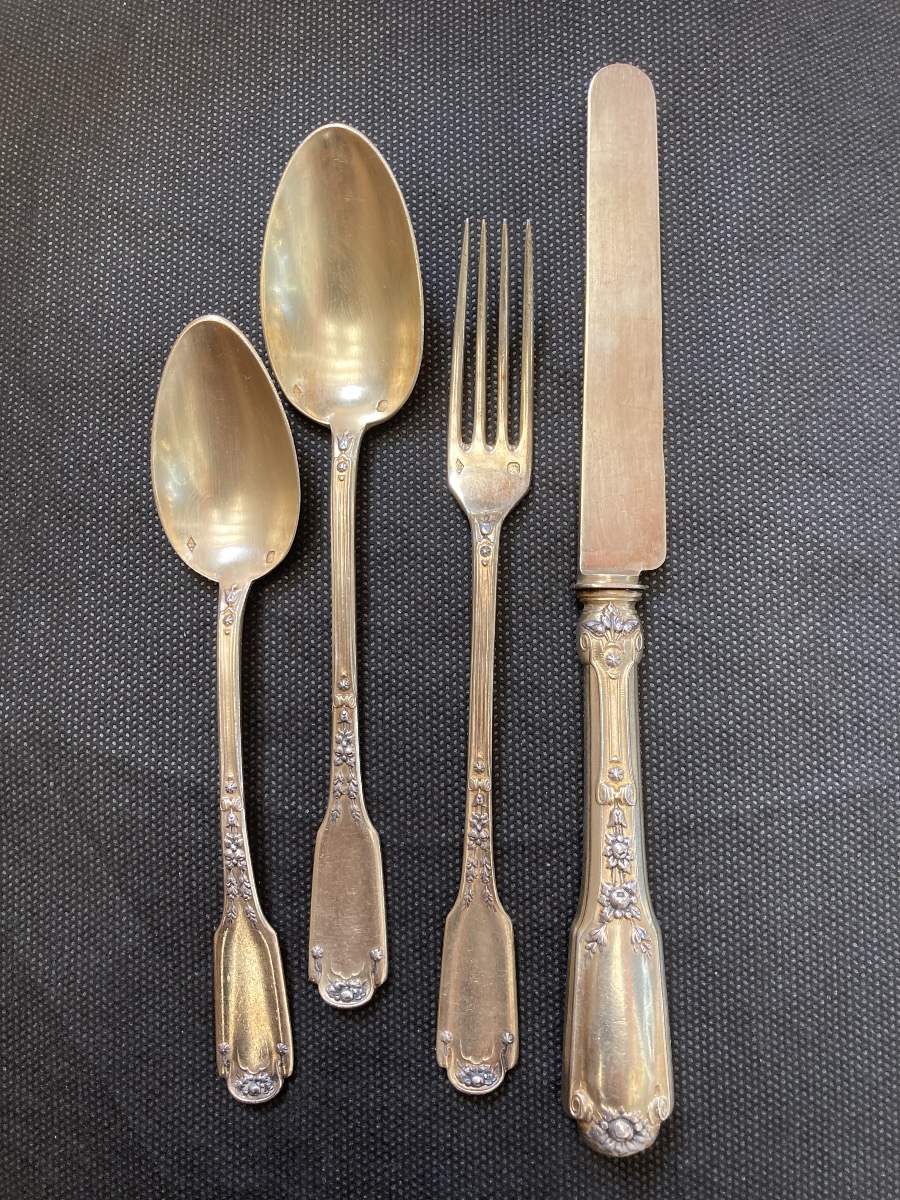 Vermeil Dessert Set -photo-1