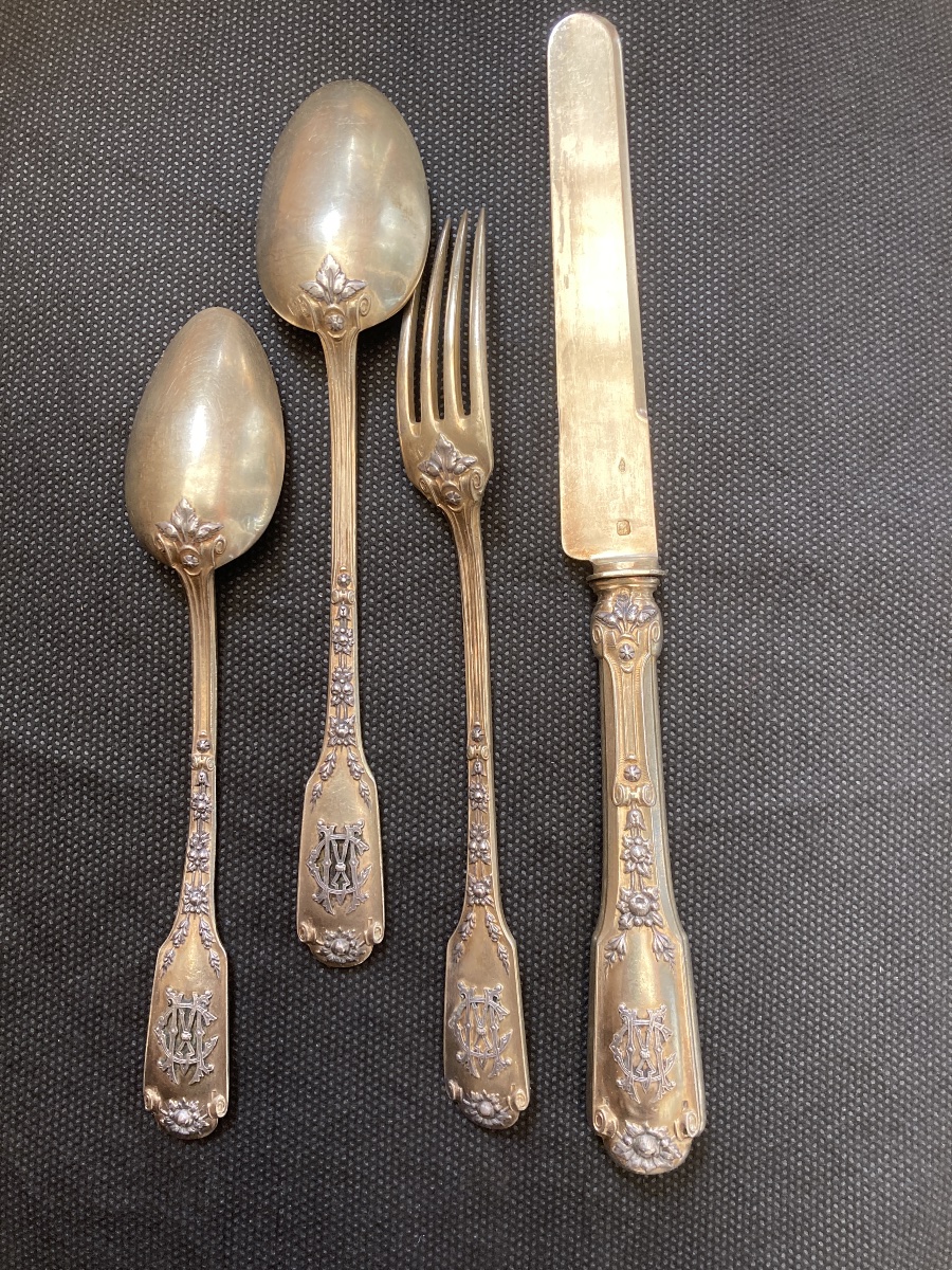 Vermeil Dessert Set -photo-2