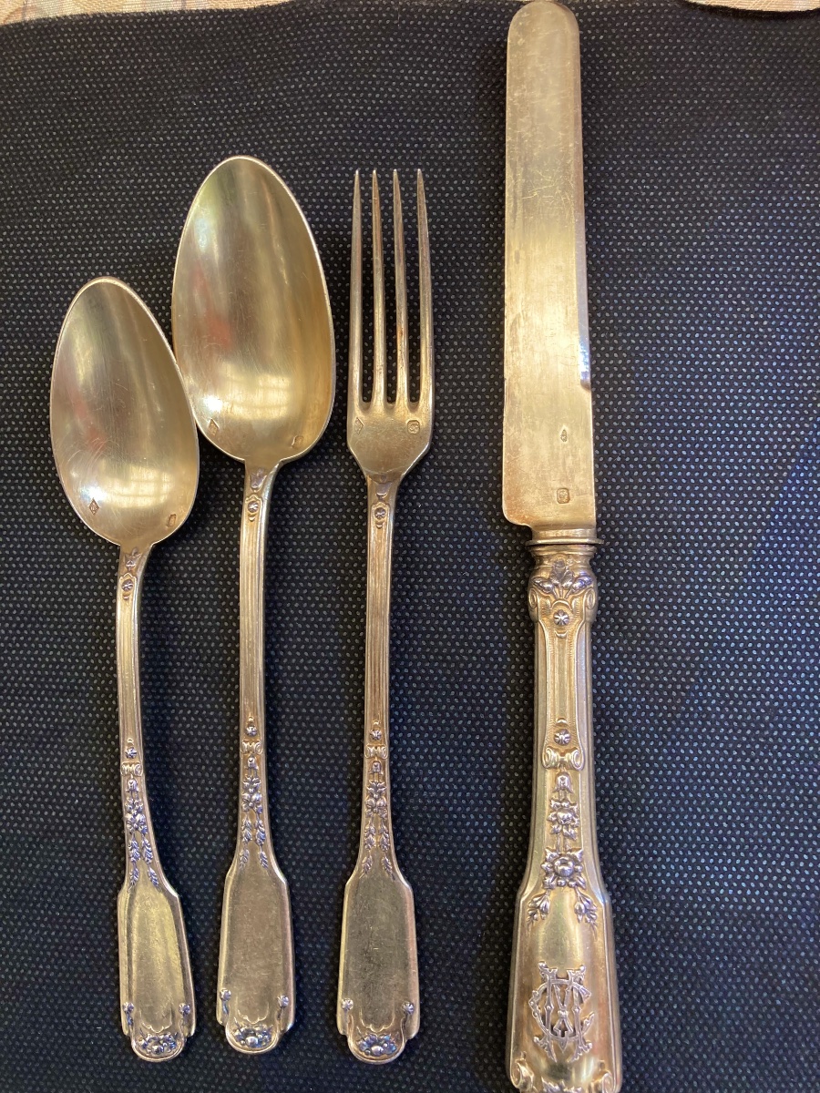 Vermeil Dessert Set 