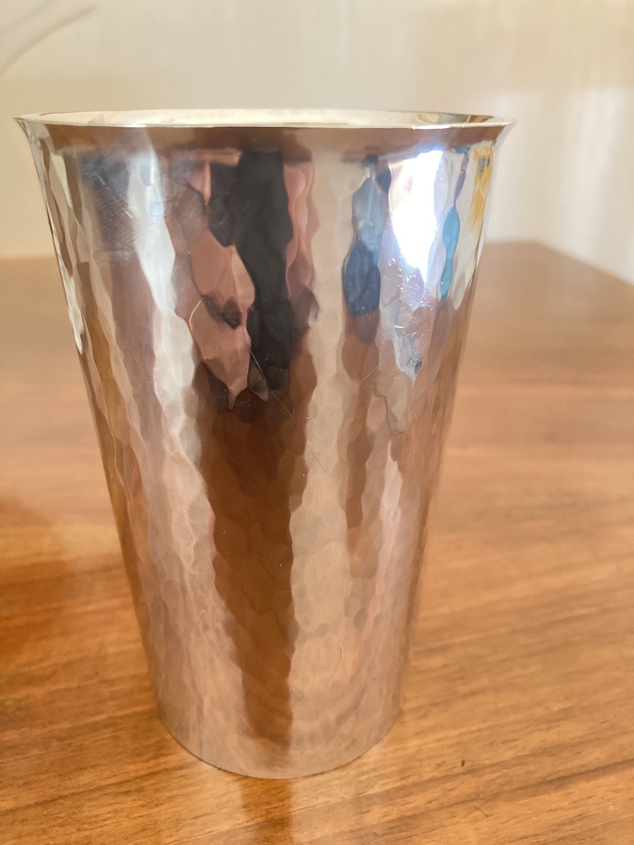1960s Swedish Vase, Solid Silver 