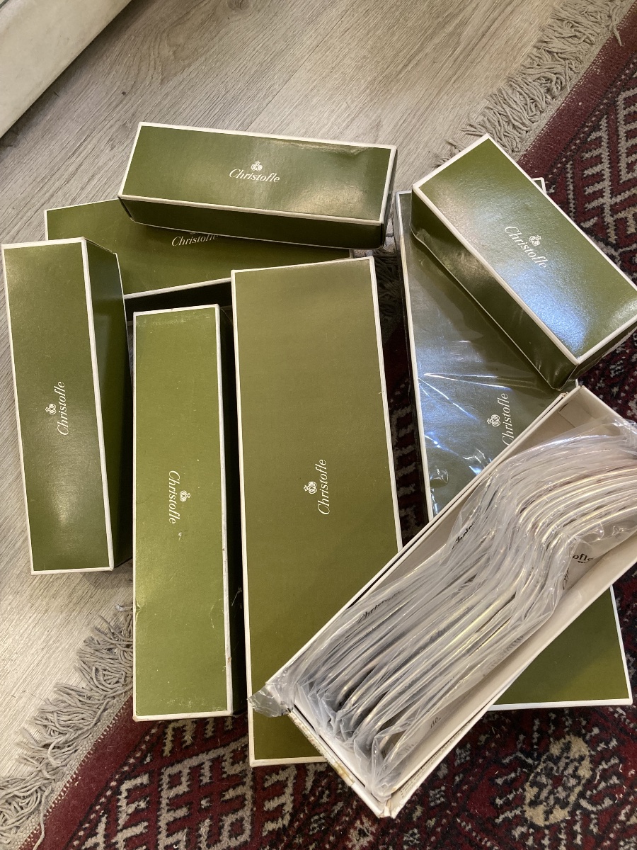 Christofle Marly Cutlery Set In A Blister Pack 