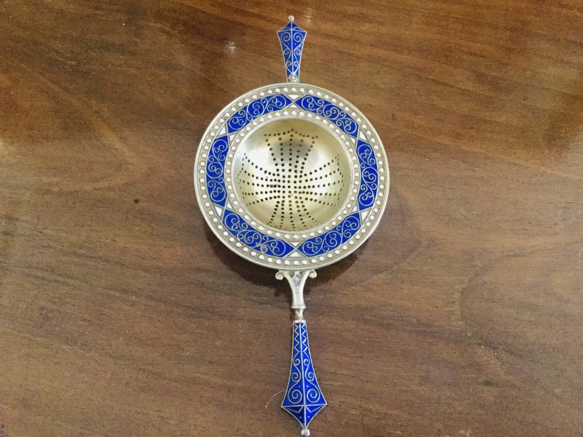 Enamelled Tea Pass Perfect Condition