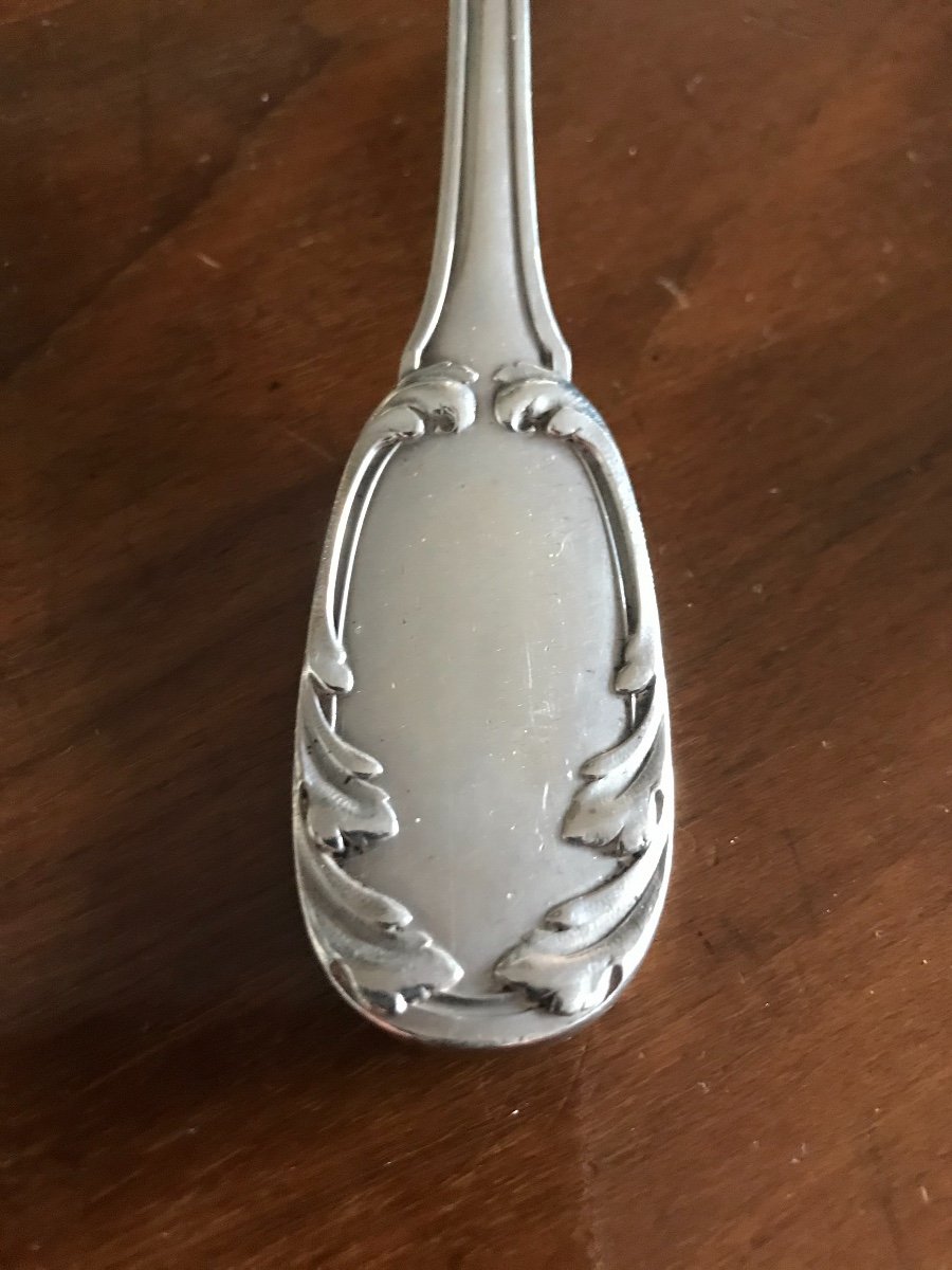 Minerve Sterling Silver Sauce Spoon-photo-3