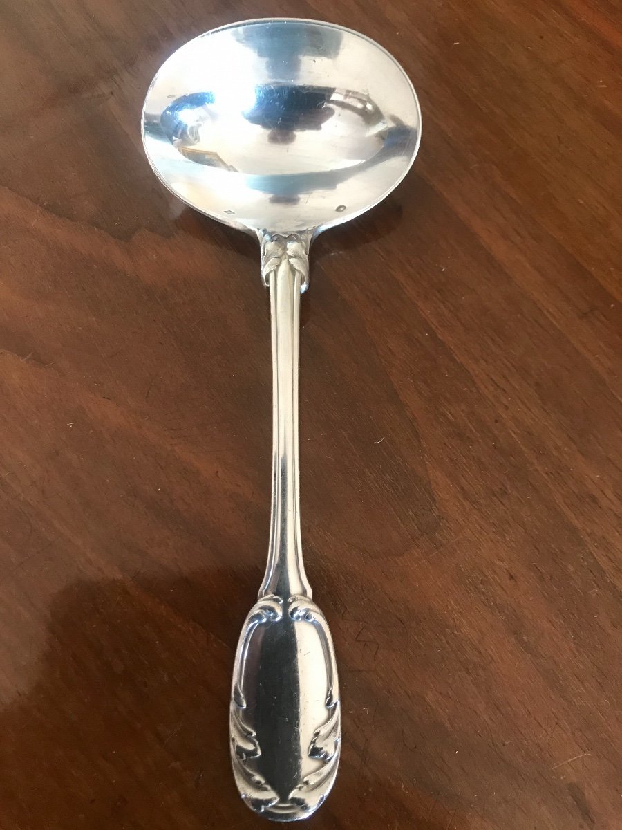 Minerve Sterling Silver Sauce Spoon