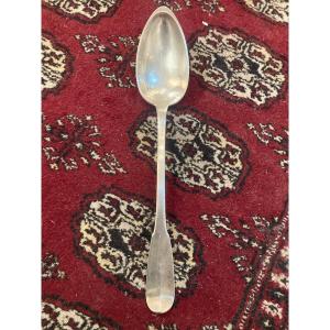 Coq Stew Spoon Early 19th Massy Silver