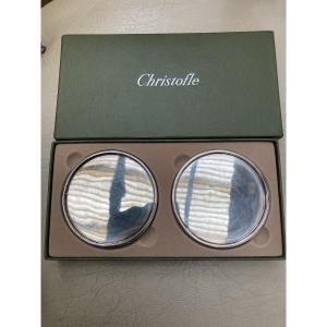 Christofle Kt Series Bottle Coasters 