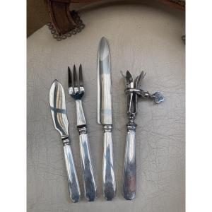 Pièces de service art déco minerve 1 e titre