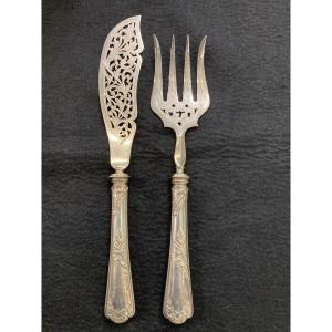 Couverts de Service à poissons Puiforcat 