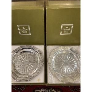 Pair Of Christofle Bottle Coasters 