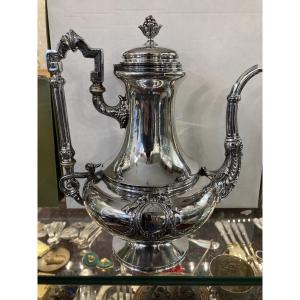 Cafetière argent massif Nap III