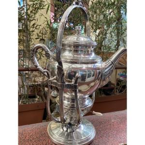 Samovard métal argenté Gallia