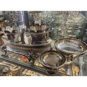 Série de rafraichissoirs et coupe décors noeuds