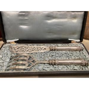 Fish Service, Napoleon III Silver, Minerva