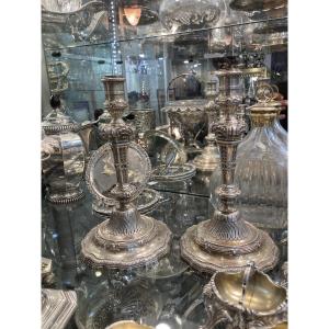 Pair Of Minerve Candlesticks 1 St Title