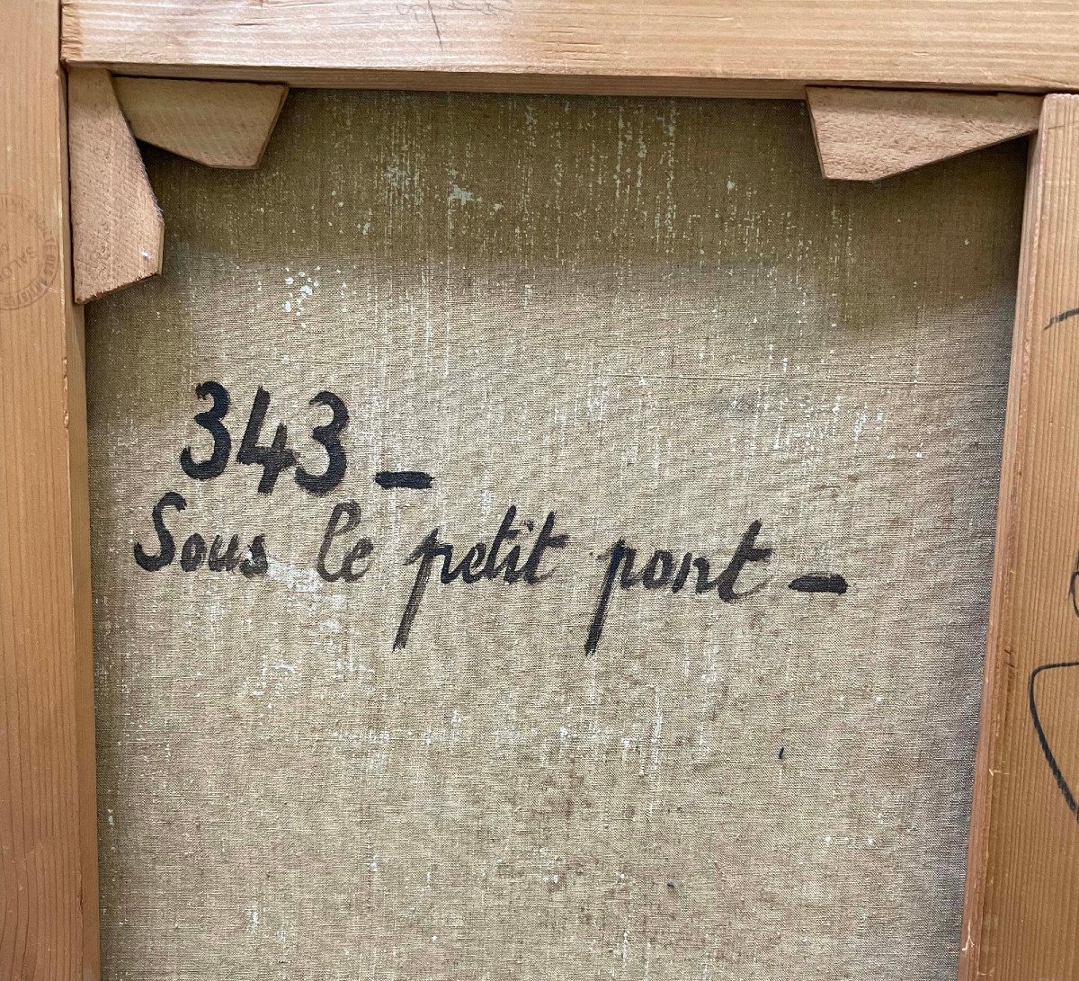 François Charles Baude (1880-1953) French School 88x81 Cm Ex. Salon 1934-photo-7