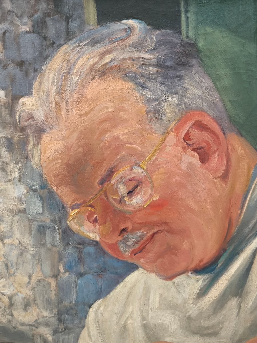 Taslitzky Boris  (1911-2005) "Chez le dentiste"1954 hst 55x46 cm-photo-2