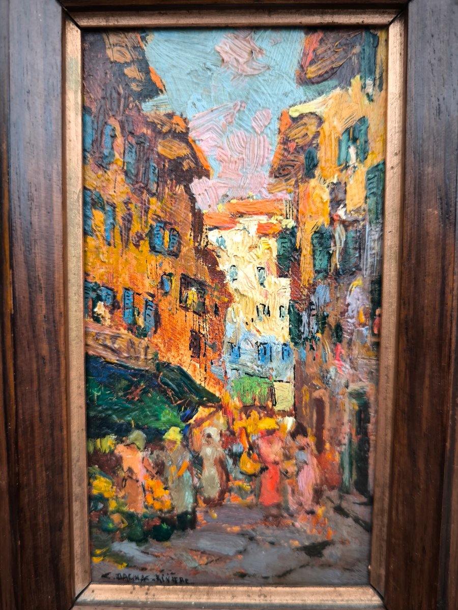 Charles Henri Dagnac-Rivière "Nice"hsp 15x8 cm-photo-3