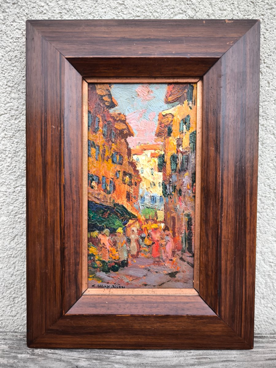 Charles Henri Dagnac-Rivière "Nice"hsp 15x8 cm