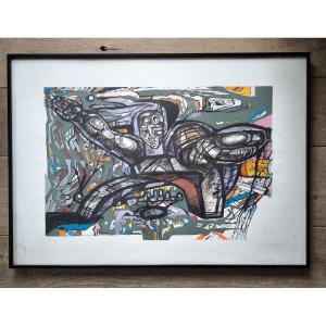 Ernst Neïzvestny (Эрнст Неизвестный) Lithographie 54.5x76.5 cm