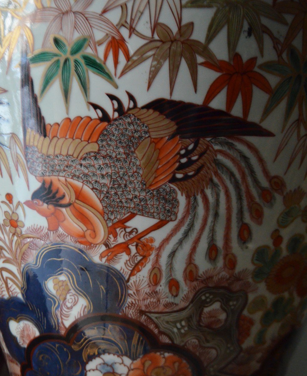 Pair Of Large Imari Vases -photo-2