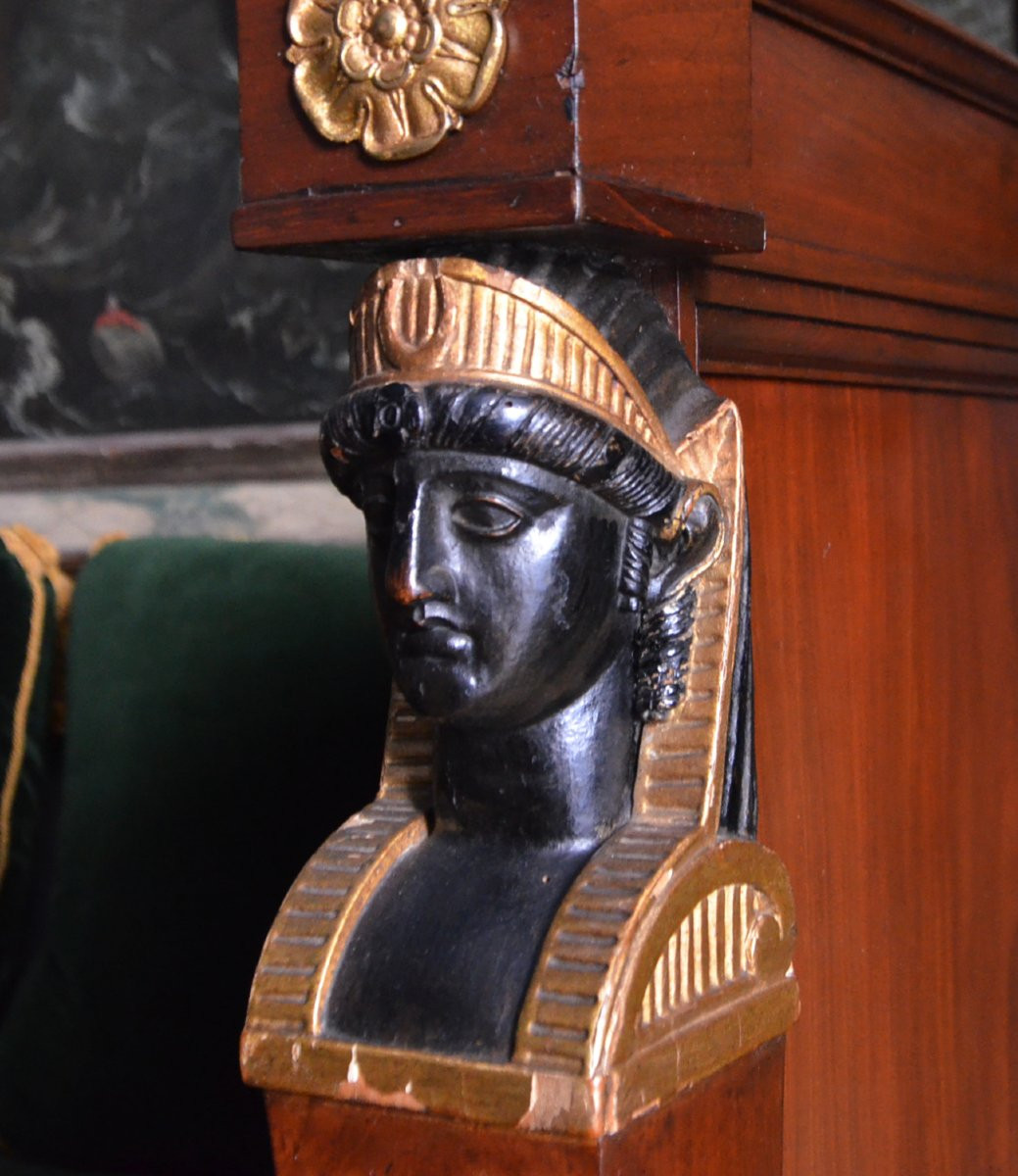 Lit Empire En Acajou -photo-2