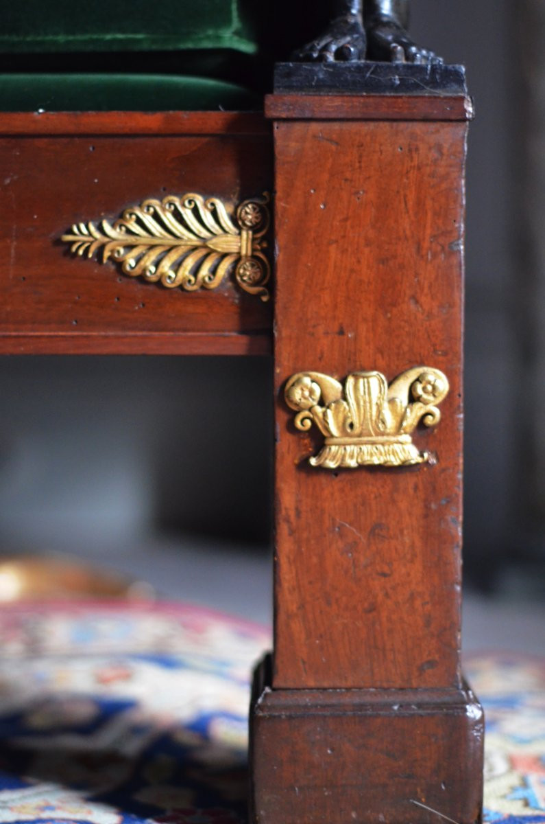 Lit Empire En Acajou -photo-4