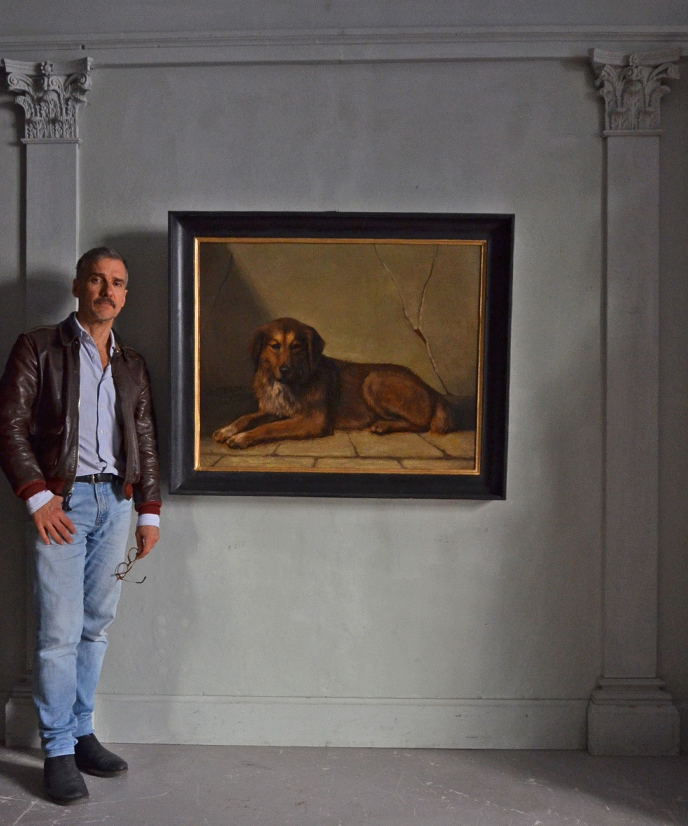 Dog Painting By Gustave Mohler-photo-4