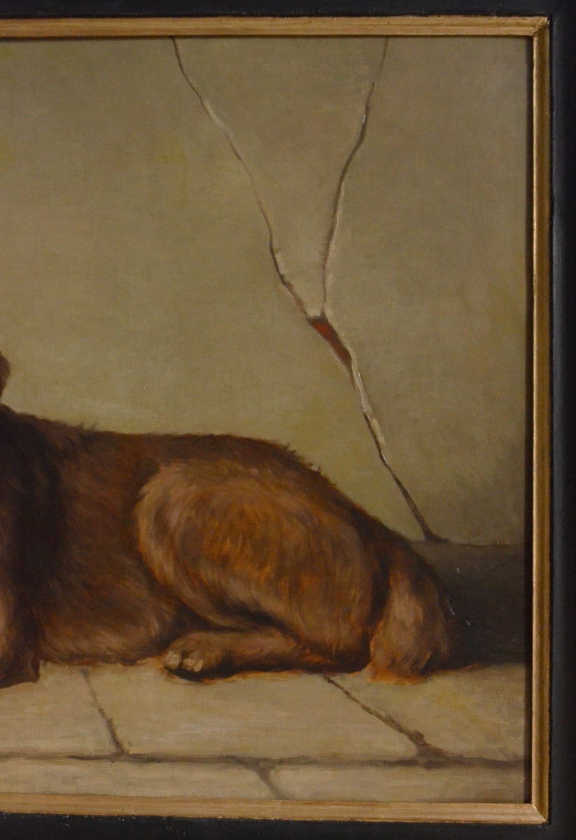 Dog Painting By Gustave Mohler-photo-4