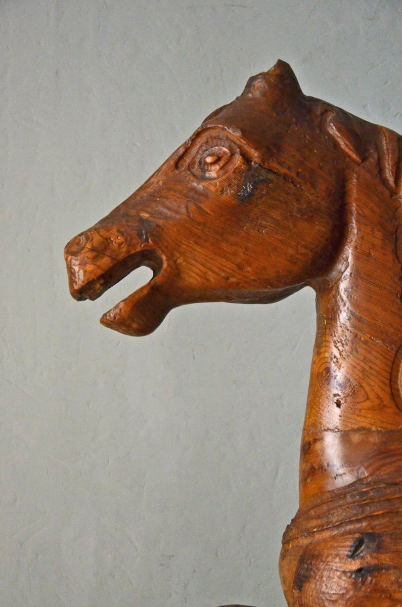 Chevaux de manège / art forain-photo-4