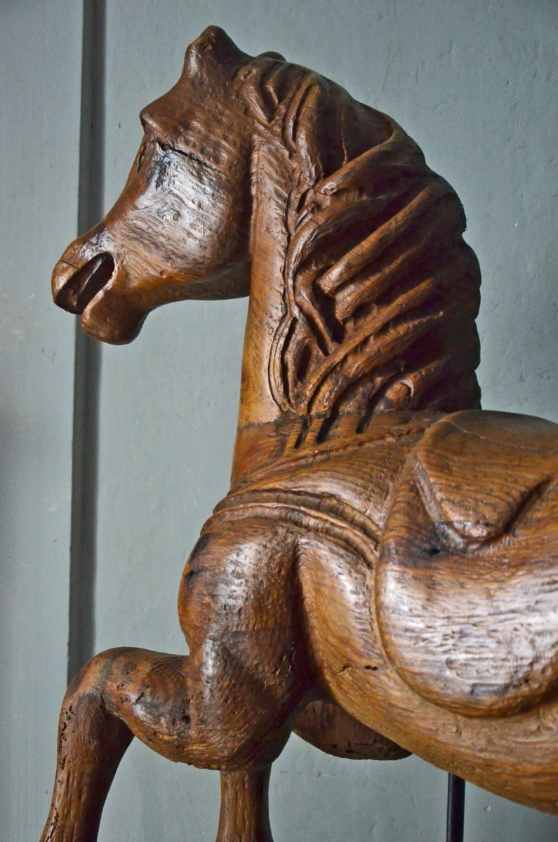 Chevaux de manège / art forain-photo-4