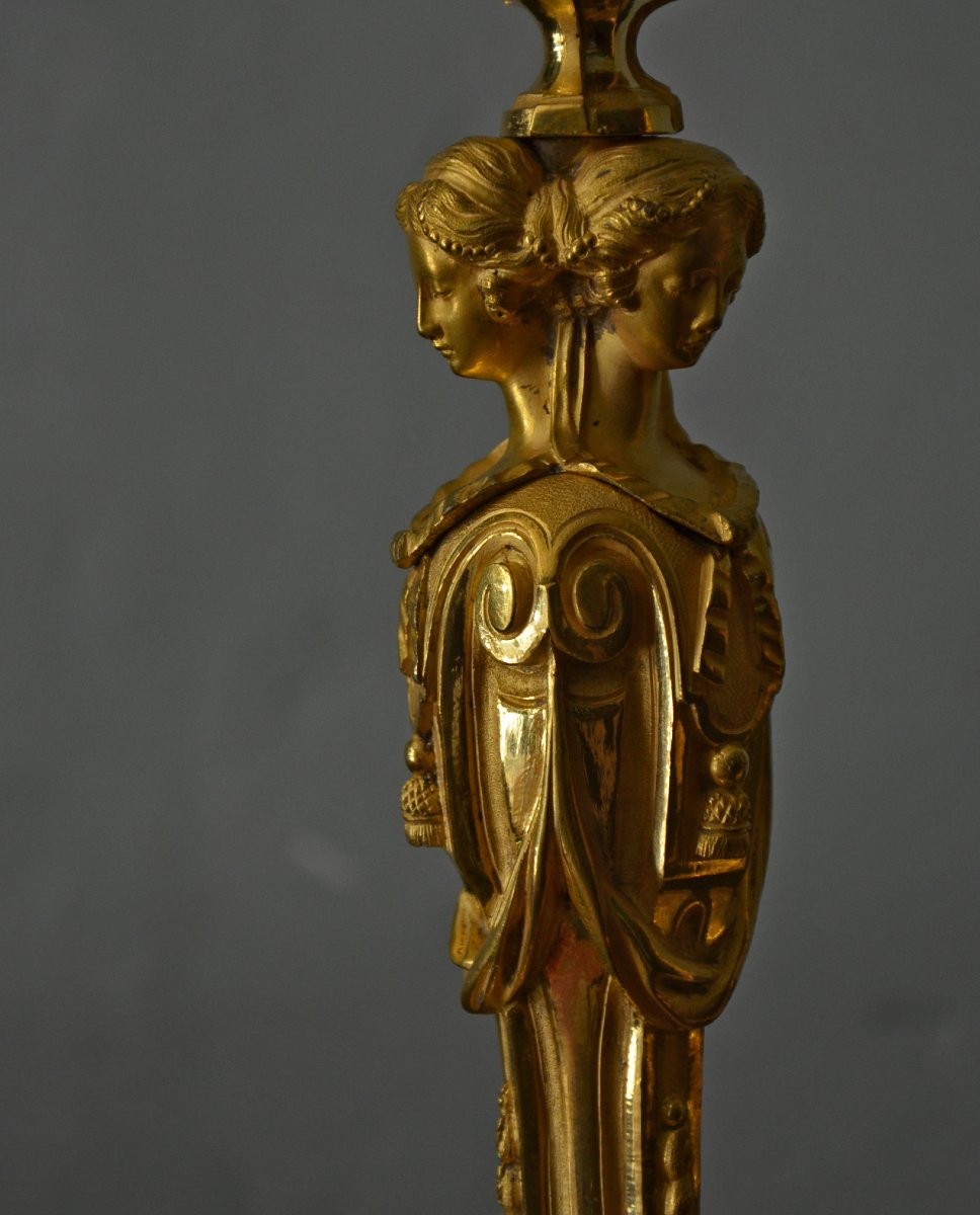 Pair Of Candlesticks Jean Démosthène Dugourc-photo-3